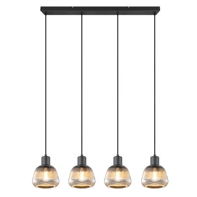 Sort pendler lampe modern, Meriem