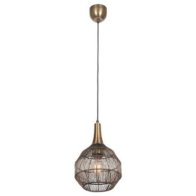 Bronze pendler lampe rustik, Rins