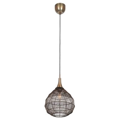 Bronze pendler lampe rustik, Rins