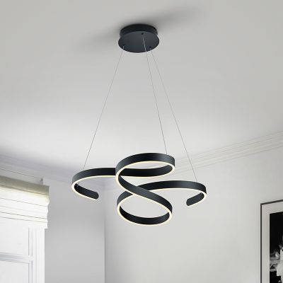 Antracit pendler lampe modern, Davu, 52W, 3000K LED