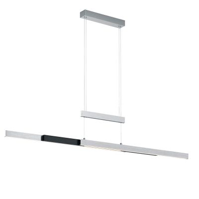 Krom pendel lampe spisebord modern, Jessey, 45W, varm til kold hvid justerbar LED