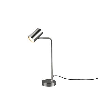 Nikkel bordlampe modern, Kaso, med brytare