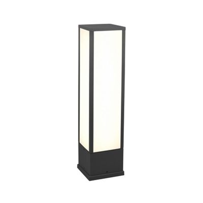 Antracit udendørslampe modern, Tessy, 15W, 3000K LED, IP54