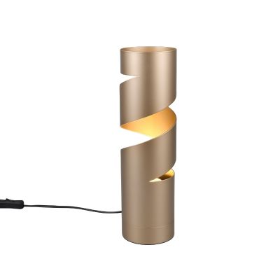 Brun bordlampe design, Marouan, med brytare