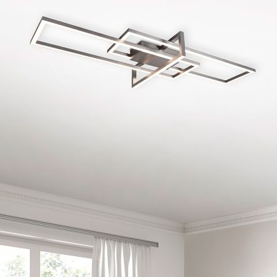 Nikkel plafond modern, Hatun, 34W, 3000K LED