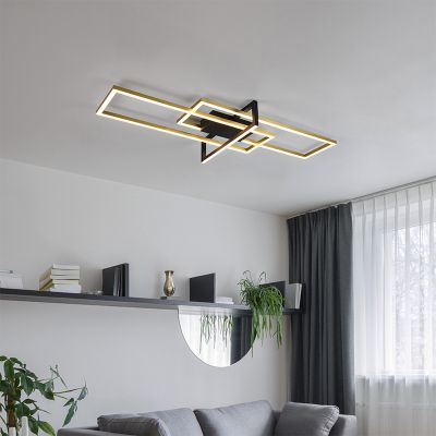 Messing plafond modern, Hatun, 34W, 3000K LED