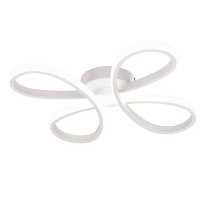Hvid loftlampe design, Vikash, 25W, 4000K LED, 3 trins lysdæmper
