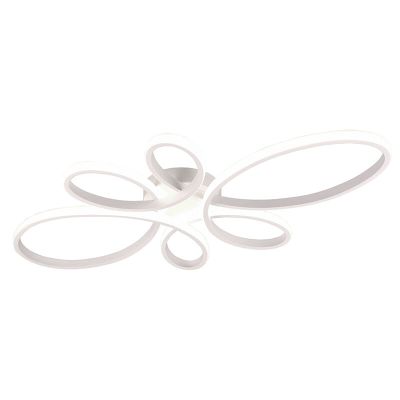 Hvid loftlampe design, Vikash, 32W, 4000K LED, 3 trins lysdæmper