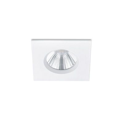 Hvid indbygningsspot badeværelse modern, Iman, 5W, 3000K LED, IP65