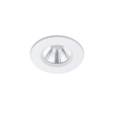 Hvid indbygningsspot badeværelse modern, Iman, 5W, 3000K LED, IP65