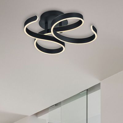 Antracit plafond modern, Davu, 40W, 3000K LED