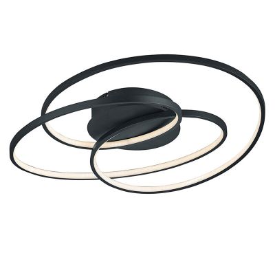 Sort plafond modern, Sabra, 38W, 3000K LED