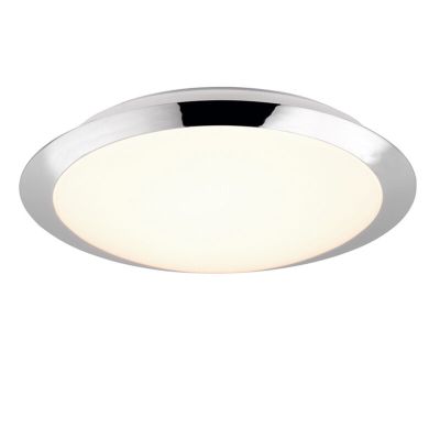 Krom loftlampe badeværelse plast, Ronan, 12W, 3000K LED, IP44