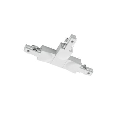 Hvidt T-stykke med leder højre, 2-faset