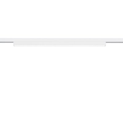 Hvid klemlampe Chloe til 2-faset skinnebelysning