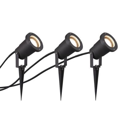 Antracit havespot på spyd modern, Tau, IP65