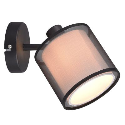 Antracit vægspot modern, Mirle