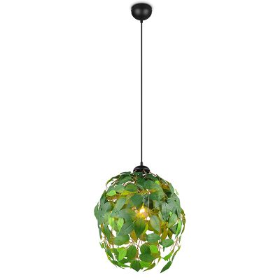 Grøn pendel lampe spisebord design, Urwa