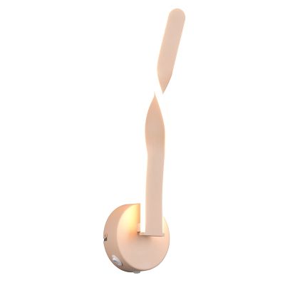 Brun væglampe design, Quirinus, 11W, 4000K LED, med brytare