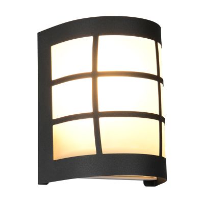 Sort udendørslampe modern, Ratna