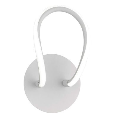 Hvid væglampe design, Marell, 11W, 4000K LED, 3 trins lysdæmper