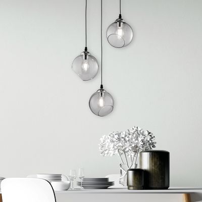 Krom pendler lampe modern, Azibo
