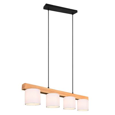Træ pendler lampe brun, Keltoum