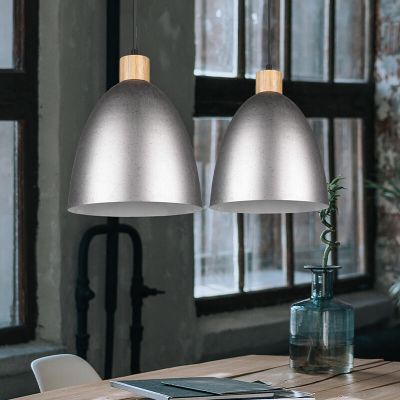 Nikkel pendler lampe metal, Casparus