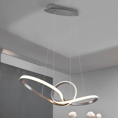 Nikkel pendler lampe modern, Jonny, 28W, 3000K LED
