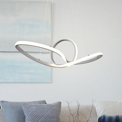 Hvid pendler lampe modern, Jonny, 28W, 4000K LED
