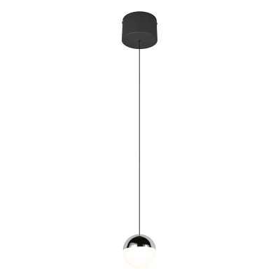 Krom pendler lampe modern, Rigtje
