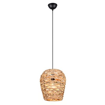 Rattan pendler lampe brun, Lycke