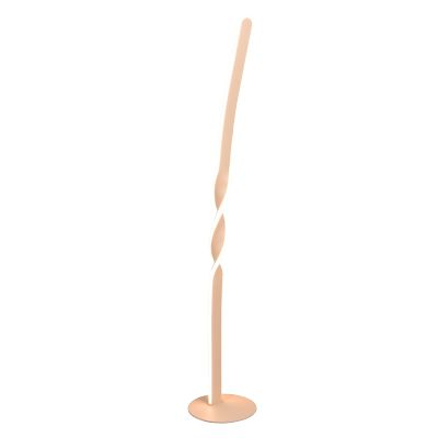 Brun gulv lampe design, Quirinus, 19W, 4000K LED, med brytare