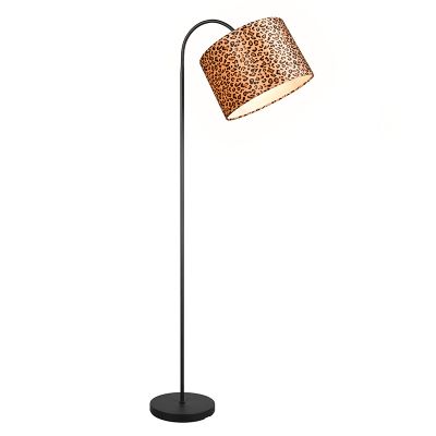 Brun gulv lampe modern, Viton, med brytare