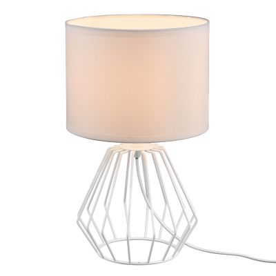 Modern bordlampe hvid, Kjell