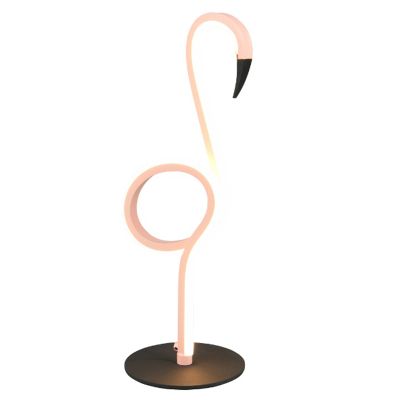 Lyserød bordlampe design, Puk, 6W, 3000K LED, med brytare