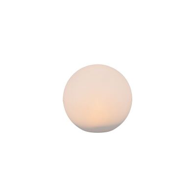 Hvid solcellelampe på spyd modern, Yavuz, 0,5W, RGBW LED, IP67, med fjärrkontroll