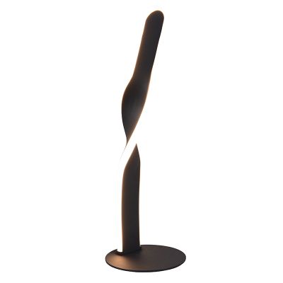 Sort bordlampe design, Quirinus, 10W, 4000K LED, med brytare