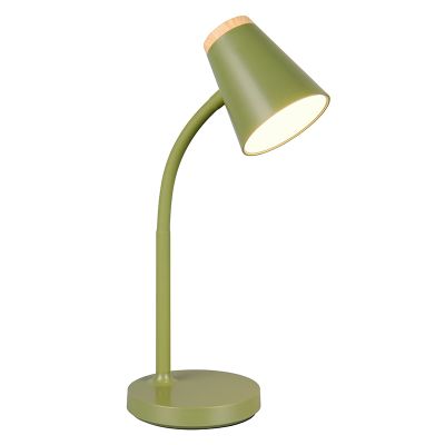 Grøn bordlampe modern, Rahul, 4,5W, 3000K LED, med brytare