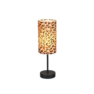 Brun bordlampe modern, Viton, med brytare