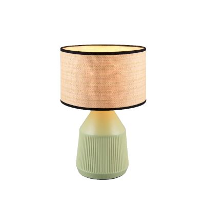 Keramik bordlampe grøn, Shivam