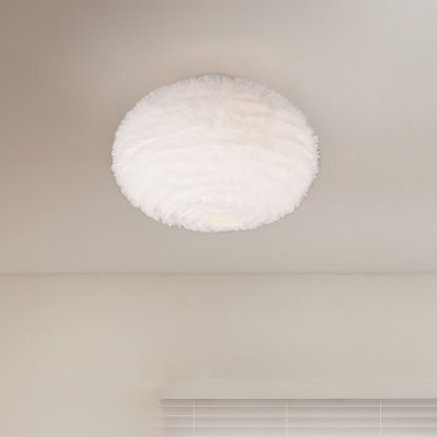 Beige loftlampe stof, Vijay