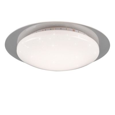 Hvid plafond modern, Suzy, 13W, RGBW LED, med fjärrkontroll