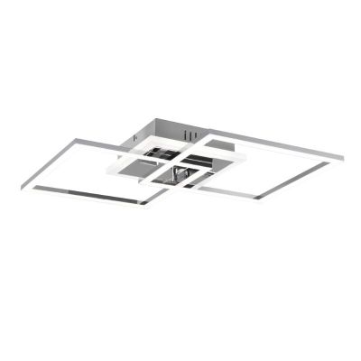 Krom plafond modern, Semira, 25W, 4000K LED, 3 trins lysdæmper