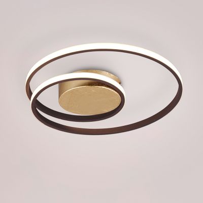 Rustfarvet plafond modern, Sassandra, 22W, 3000K LED, 3 trins lysdæmper