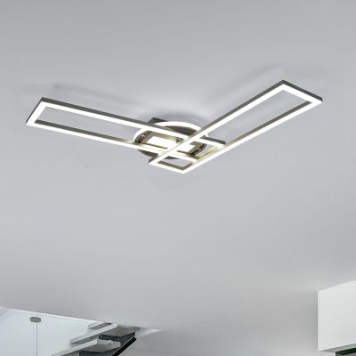 Nikkel plafond modern, Jadon, 30W, varm til kold hvid justerbar LED