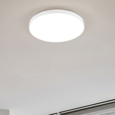 Hvid plafond plast, Sharde, 18W, 4000K LED, IP44