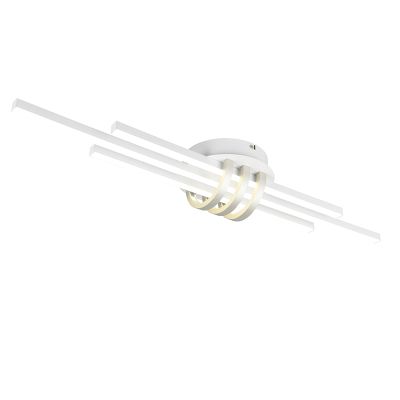 Hvid plafond modern, Saloua, 20W, 4000K LED, 3 trins lysdæmper