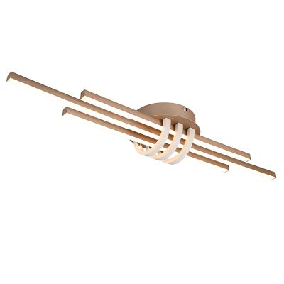 Brun plafond modern, Saloua, 20W, 3000K LED, 3 trins lysdæmper