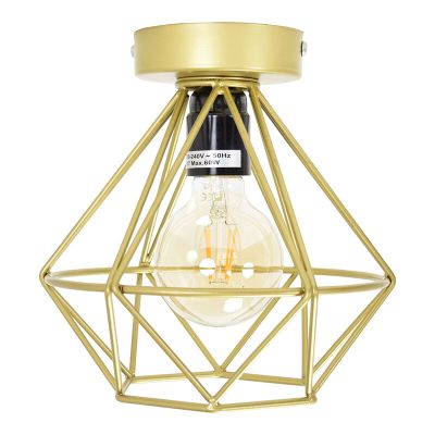 Industri loftlampe guld, Merlon